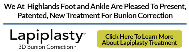 lapiplasty® 3D bunion correction banner
