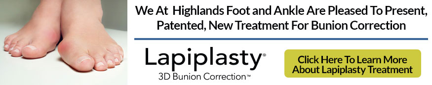 lapiplasty® 3D bunion correction banner